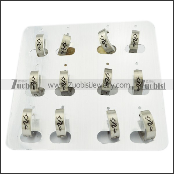 attractive 316L Stainless Steel Cutting Earring for Ladies - e000322