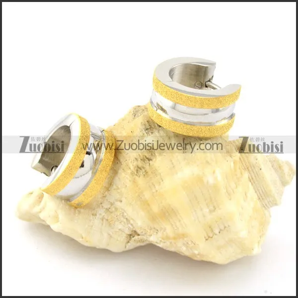 clean-cut Steel Plating Earring for Ladies -e000517
