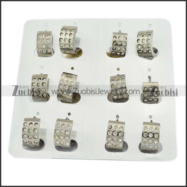 high quality Stainless Steel Cutting Earring for Ladies - e000299