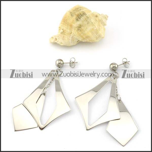 comely nonrust steel Plating Earring for Beautiful Girls -e000574