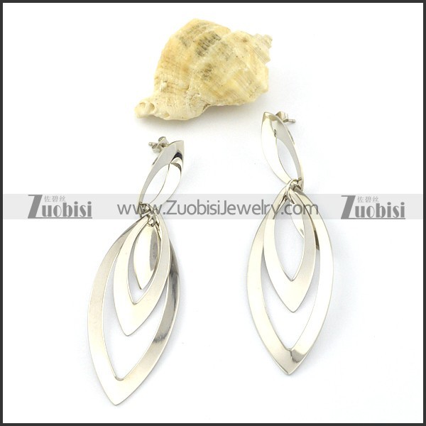 nice 316L Steel Plating Earring for Beautiful Girls -e000575