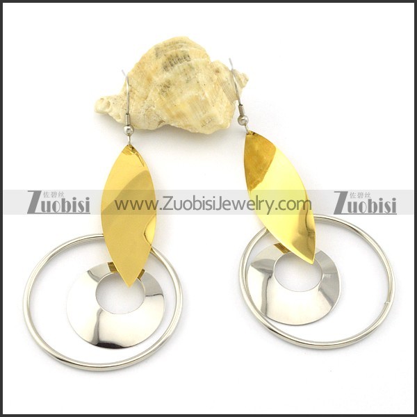 great noncorrosive steel Plating Earring for Beautiful Girls -e000569