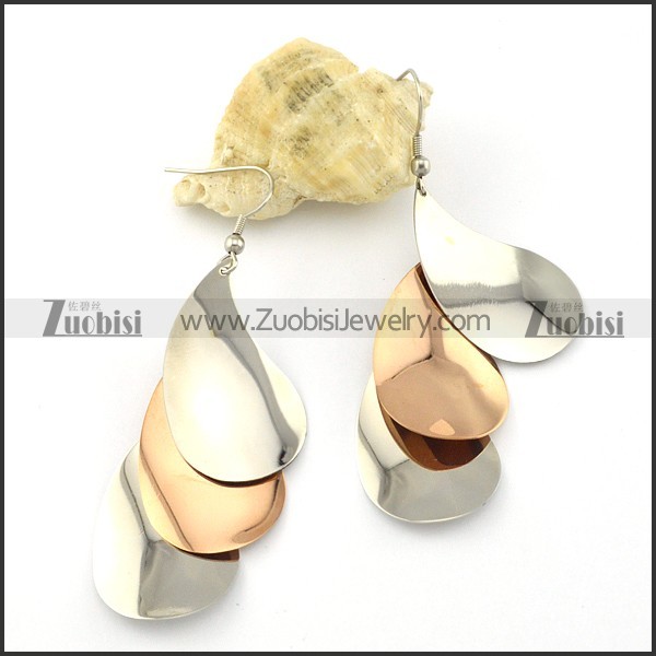 good Stainless Steel Plating Earring for Beautiful Girls -e000567