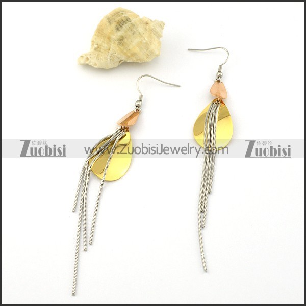 top quality Steel Plating Earring for Beautiful Girls -e000564