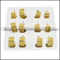 good quality noncorrosive steel Cutting Earring for Ladies - e000300