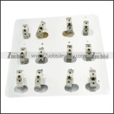 nice oxidation-resisting steel Cutting Earring for Ladies - e000327