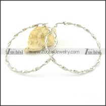 Special Silver Steel Line Earrings for Women - e000352