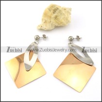 comely 316L Stainless Steel Plating Earring for Beautiful Girls -e000573
