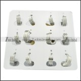 pretty 316L Stainless Steel Cutting Earring for Ladies - e000307