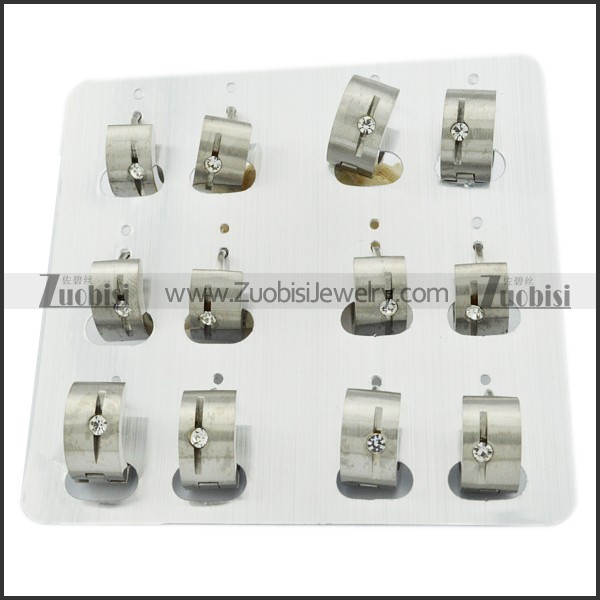 practical 316L Steel Cutting Earring for Ladies - e000302