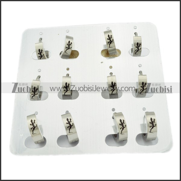 brilliant 316L Stainless Steel Cutting Earring for Ladies - e000324