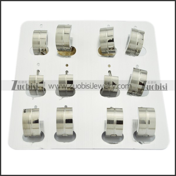 practical oxidation-resisting steel Cutting Earring for Ladies - e000314