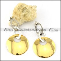 top quality oxidation-resisting steel Plating Earring for Beautiful Girls -e000577