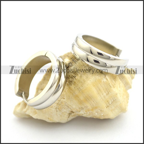 5.8mm wide cutting earrings for girls e000911