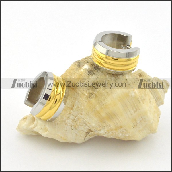 stainless steel plating earring e000719