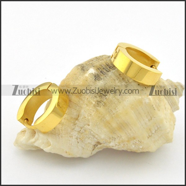 stainless steel plating earring e000715