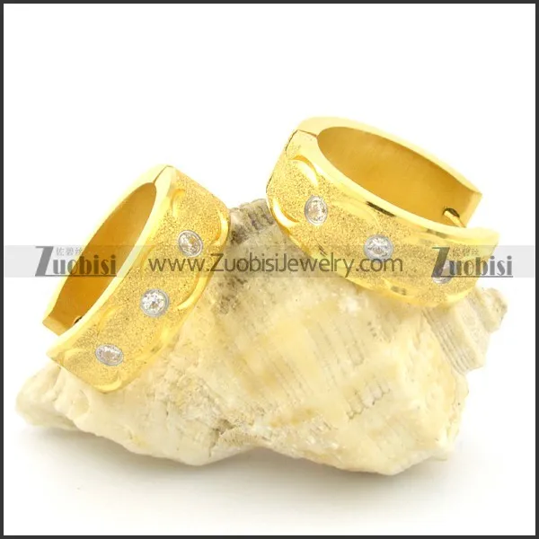 stainless steel cutting earring e000747