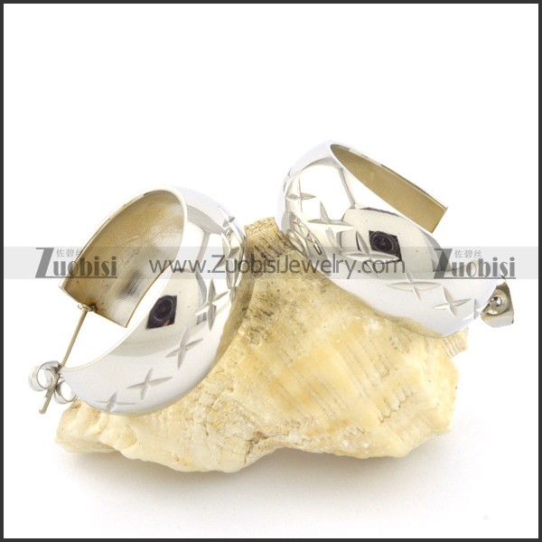 unique cutting earring e000731