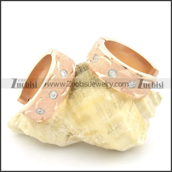 stainless steel cutting earring e000748