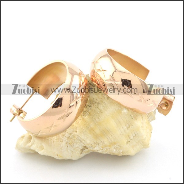 unique cutting earring e000733