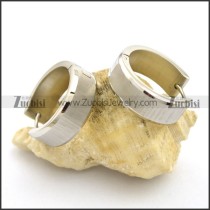 7MM Stainless Steel Cutting Earring e001018