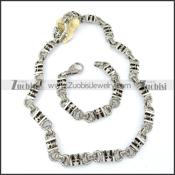 Jewelry Sets of Necklace and Bracelet -s000467