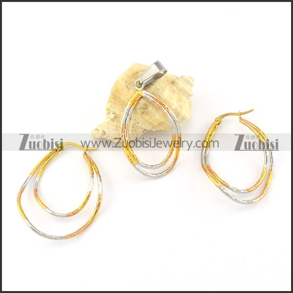 Stainless Steel Jewelry Set -s000429