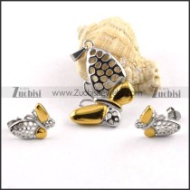 Scalewing Stainless Steel jewelry set-s000044