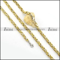 beauteous 316L Stamping Necklace with Bracele Set - s000241