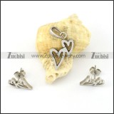 Stainless Steel Jewelry Set -s000397