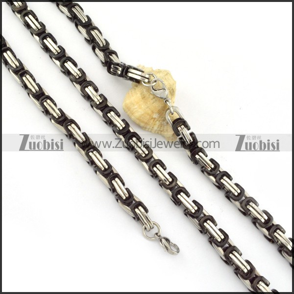 pretty noncorrosive steel Stamping Necklace with Bracele Set - s000233