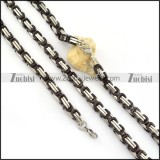 pretty noncorrosive steel Stamping Necklace with Bracele Set - s000233