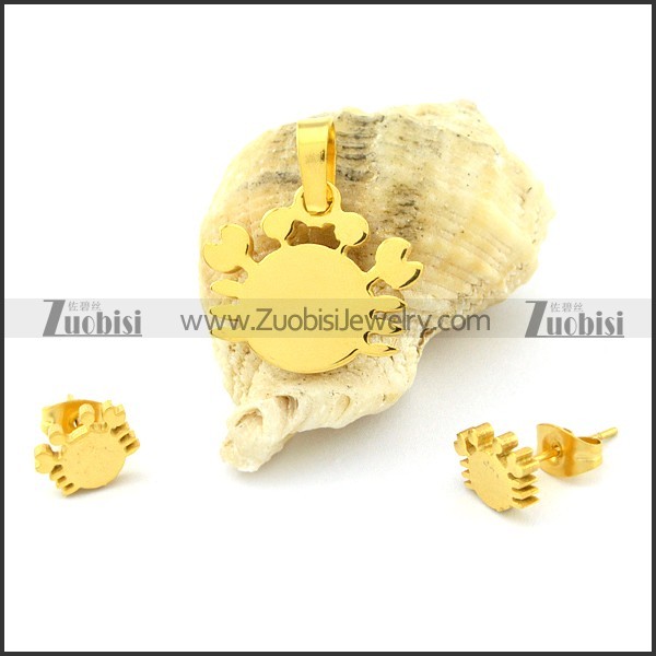 good 316L Steel Jewelry Set -s000681