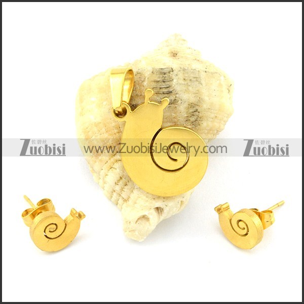 comely 316L Steel Jewelry Set -s000689