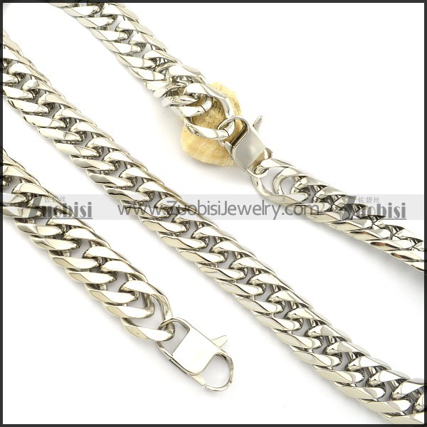 Nice Stainless Steel Matching Jewelry including Bracelet and Necklace -s000672