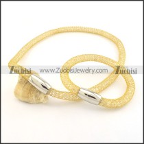 stainless steel soft net chain with clear ab color zircon s000779