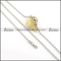 0.4cm wide ball chain jewelry set with lobster clasp s000828