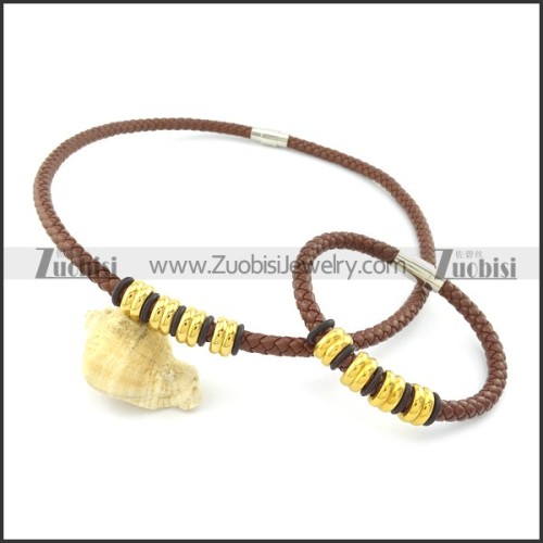 leather jewelry set s000751