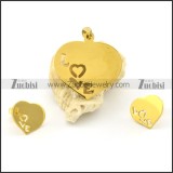 LOVE jewelry set including pendant and earring s000777