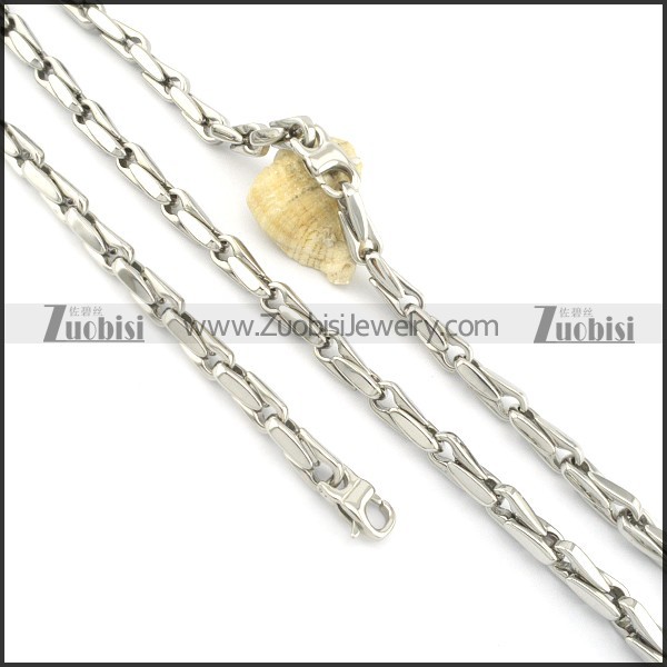9mm wide necklace set with casting lobster clasp s000832