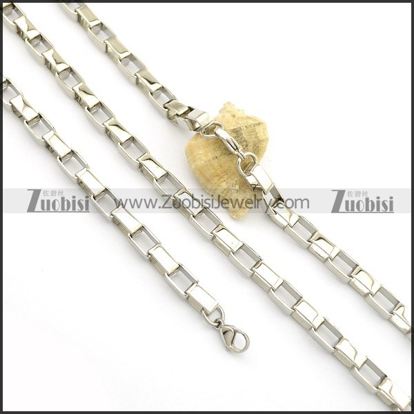 7.5MM Wide Box Chain Set s001029