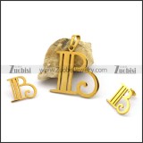 Gold Plating B Jewelry Set for Boys s001259