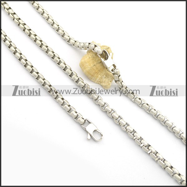 6.7MM Rough Casting Necklace Set s001028