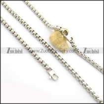 6.8MM Round Box Chain Set with Casting Lobster Clasp s001027