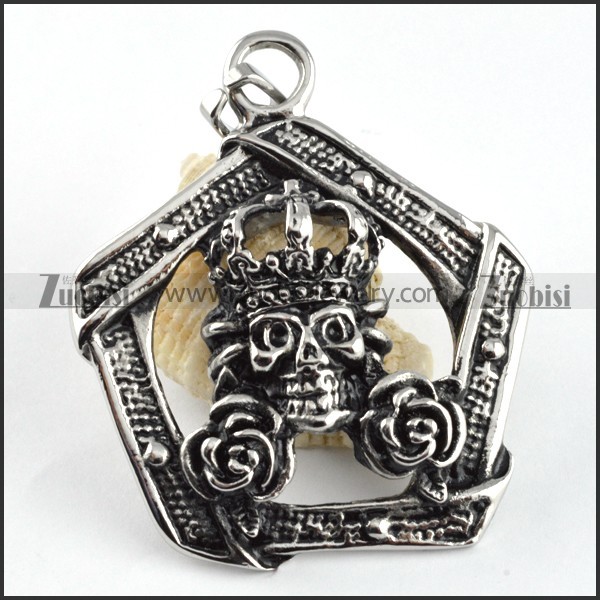 Ghost King Stainless Steel Pendant - p000129