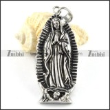 the Madonna Stainless Steel Pendant - p000135