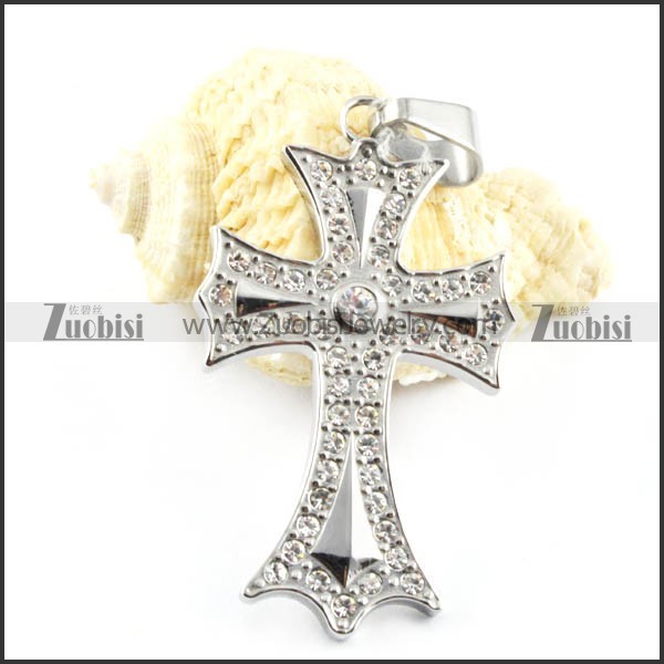 Stainless Steel Cross Pendant - p000167