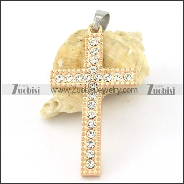functional Steel Cross Pendants - p000502