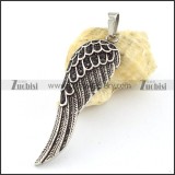 Stainless Steel Casting Wing Pendant -p000722