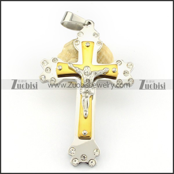 Stainless Steel Cross Pendant -p000692